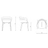 Sillón Ria de Fast. Sillones elegantes, cómodos perfectos para espacios exteriores.