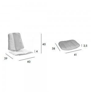 Taburete Rion de diseño moderno y práctico para espacios exteriores catalogo Fast.