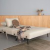 Sofá cama matrimonio Cubed 02 Alu de Innovation Living de diseño para salón.