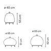 Lámpara suelo Knit Vibia