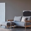 Sofá cama matrimonio Malloy wood de Innovation Living tapizado de alta calidad.