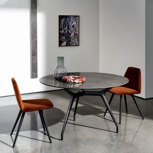 Mesa Arkos redonda cerámica Sovet Italia