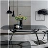 Mesa Arkos shaped rectangular cristal Sovet Italia