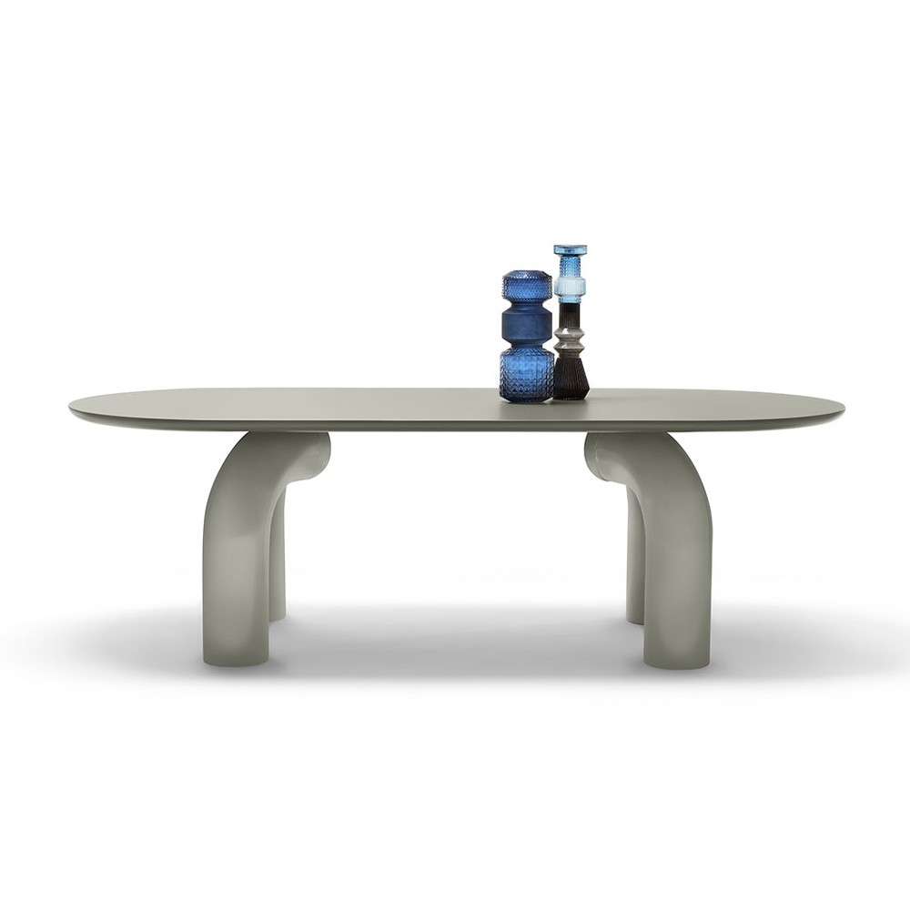 Mesa ovalada Elephante para salón de Mogg. Mesas de diseño original y auténtico.