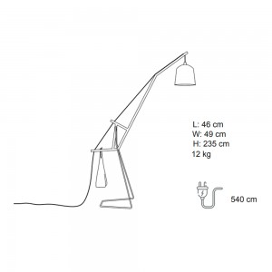 Lámpara pie A Floor Lamp Covo