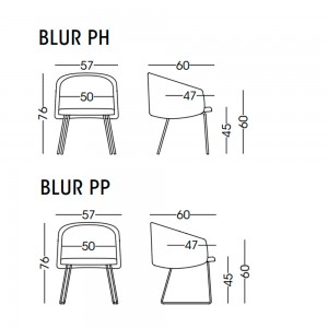 Sillón Blur metal Doos