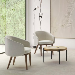 Sillón lounge Blur madera Doos