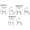Silla Pelikan acero Doos