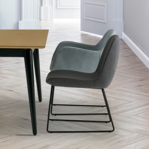Sillón Pelikan acero Doos