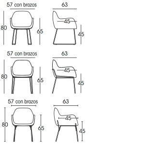 Sillón Pelikan acero Doos