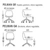Silla Pelikan giratoria Doos