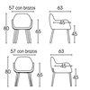 Sillón Pelikan madera Doos