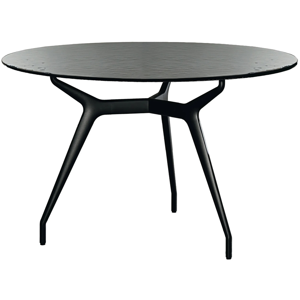 Mesa Arkos redonda cristal Sovet Italia