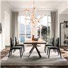 Mesa 4x4 Extensible Cemento Ozzio Design