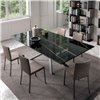 Mesa 4x4 Extensible Cemento Ozzio Design