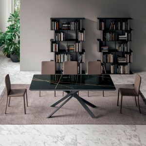 Mesa 4x4 Extensible Cemento Ozzio Design