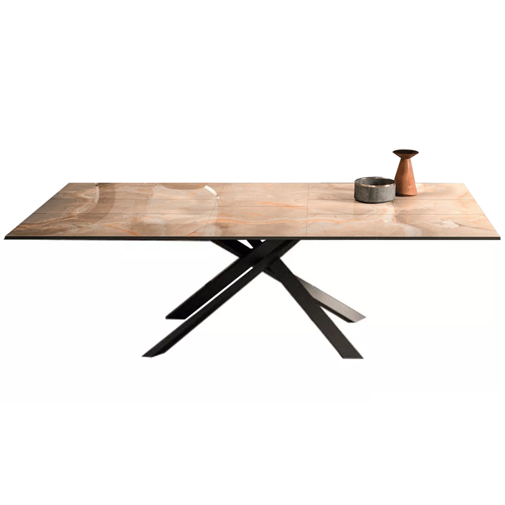 Mesa 4x4 Extensible Cemento Ozzio Design