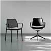 Sillón Gas Negro Tapizado Red Stua