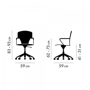 Silla Egoa Ruedas Madera Stua