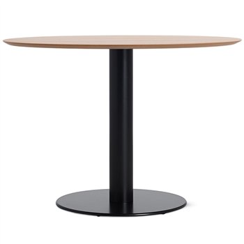 Mesa Zero: Roble /Acero negro