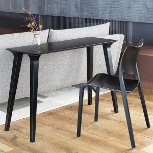 Consola Lau: Laminado negro