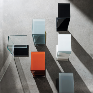 Mesa auxiliar Swan Cristal lacado Sovet Italia