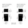 Chaiselongue con brazo Costura Stua