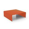 Mesa auxiliar Bridge Cristal lacado Sovet Italia