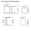 Mesa auxiliar Side-Table Pedrali