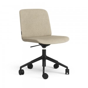 Amstelle giratoria Swedese. Para escritorio y oficina. Estampados de tela y cuero