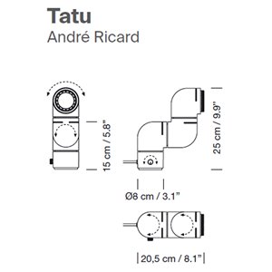 Lámpara sobremesa Tatu SantaCole