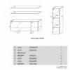 Mueble salón Freestyle 5 de Arlex. Muebles de diseño.