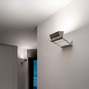 Aplique de diseño moderno de pared Opus de Walter Monici para Lumina..