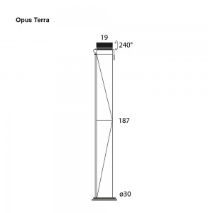 Lampara pie Opus de Lumina. Lámparas modernas de diseño
