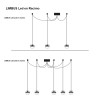 Lámpara suspensión Limbus LED Racimo Lumina