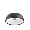 Lámpara de suspensión con pantalla de aluminio para interior TIA de Lumina.