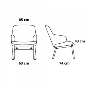 Butaca Amstelle Madera Swedese