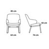 Butaca Amstelle Madera Swedese