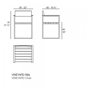 Silla de Comedor Vineyard Vondom