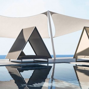 Cama con techo Daybed Frame Vineyard. Vondom