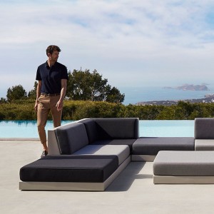 Módulo diván Pixel exterior diseño de Ramón Esteve | Chaiselongue large exterior Vondom