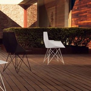 Sillón Faz Inox para Interior y Exterior Acabado en Mate | Vondom