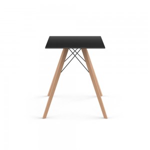 Mesa cuadrada Faz Wood dining table. Vondom