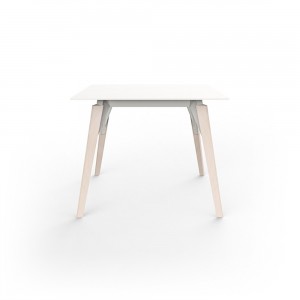 Mesa cuadrada Faz Wood lounge table. Vondom