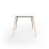 Mesa cuadrada Faz Wood lounge table. Vondom