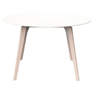 Mesa redonda Faz Wood lounge table. Vondom