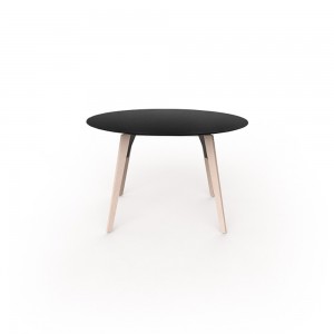 Mesa redonda Faz Wood lounge table. Vondom