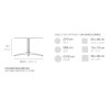 Mesa auxiliar Faz pie Ø80 de Vondom. Muebles y complementos de exterior.