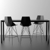 Mesa Alta Frame de Aluminio con sobre HPL | Diseño Vondom