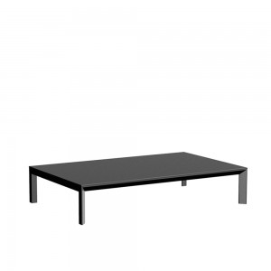Mesa baja Frame auxiliar de Aluminio con sobre HPL | Diseño Vondom
